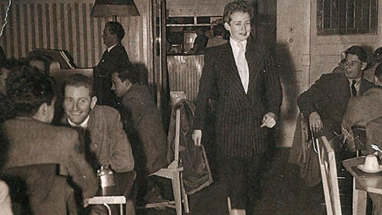 Val Eastwood at Val’s Cafe, Swanston Street, 1950s - The Australian Queer Archives